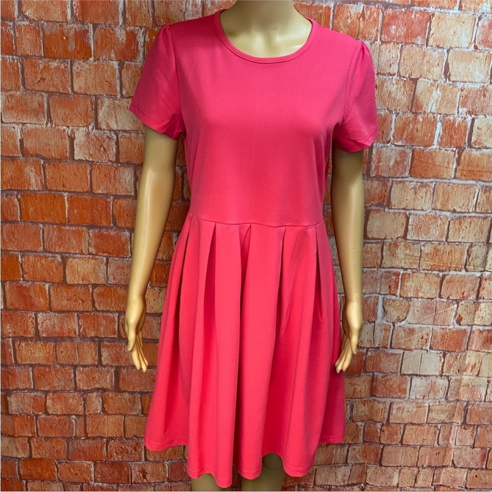 Jamby Styles Pink Short‎ Sleeve Dress